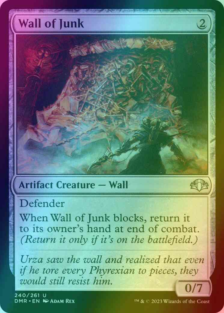Wall of Junk [240] [Dominaria Remastered] [Foil]
