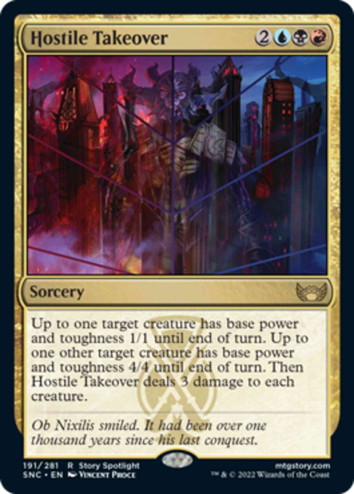 Hostile Takeover [191] [Streets of New Capenna] [Non-Foil]