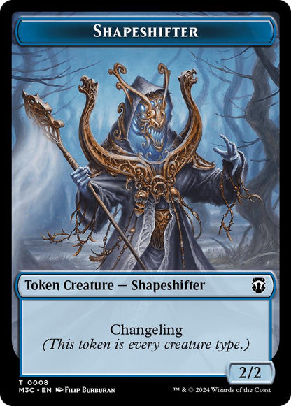 Beast Token (10) // Shapeshifter Token (08) [Modern Horizons 3: Commander: Tokens] [Non-Foil]