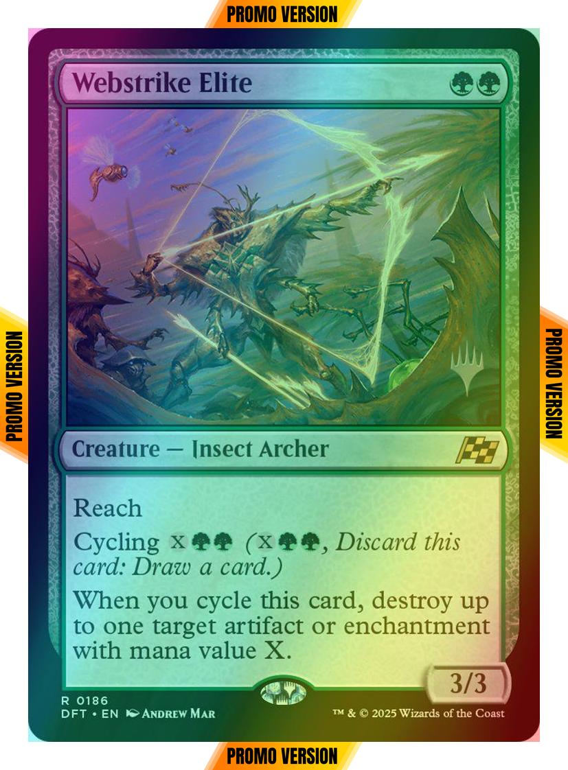 Webstrike Elite [186p] [Promo Pack] [Aetherdrift: Promos] [Foil]