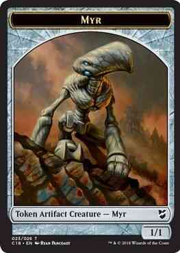 Myr Token (23) // Thopter Token (25) [Commander 2018 Tokens] [Non-Foil]