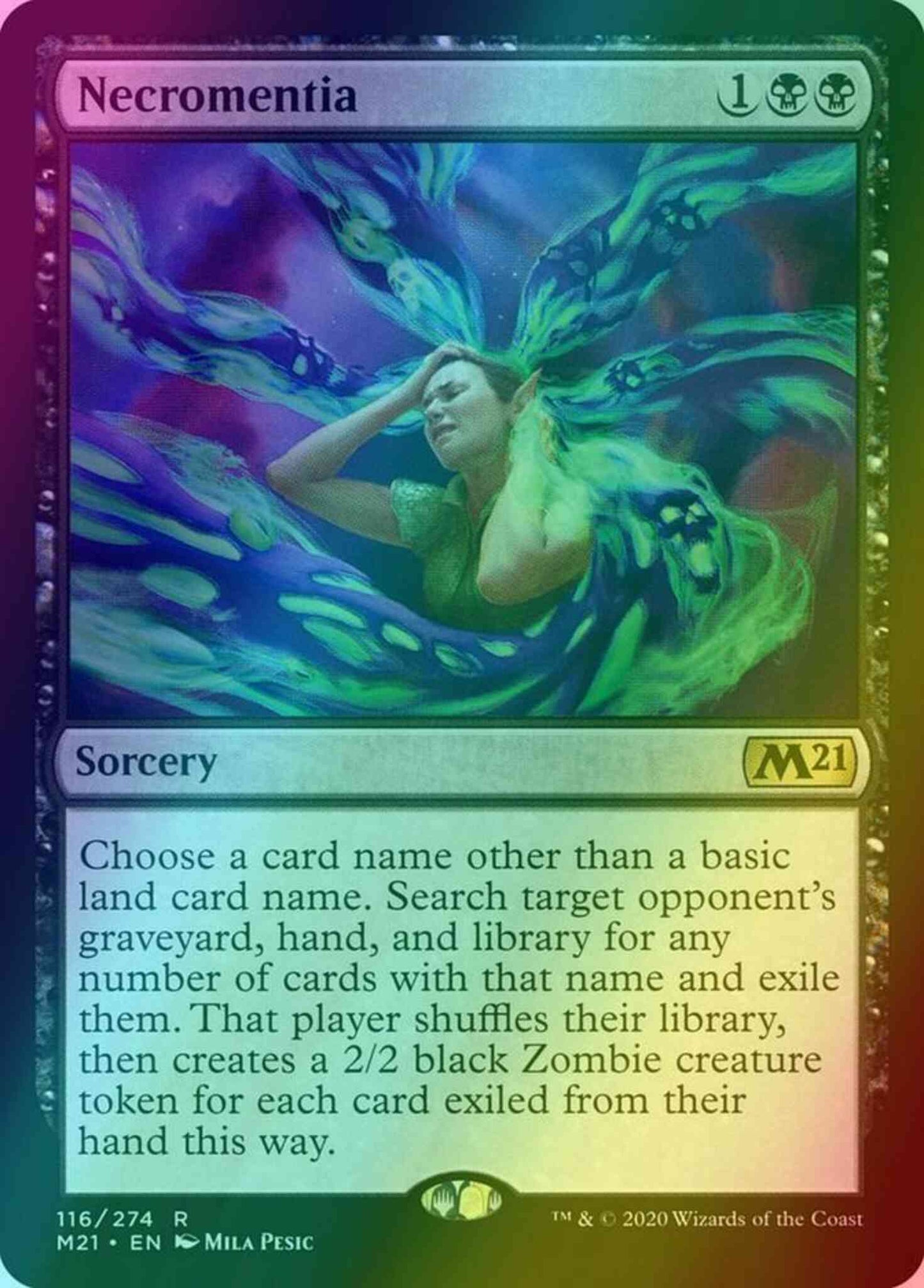 Necromentia [116] [Core Set 2021] [Foil]