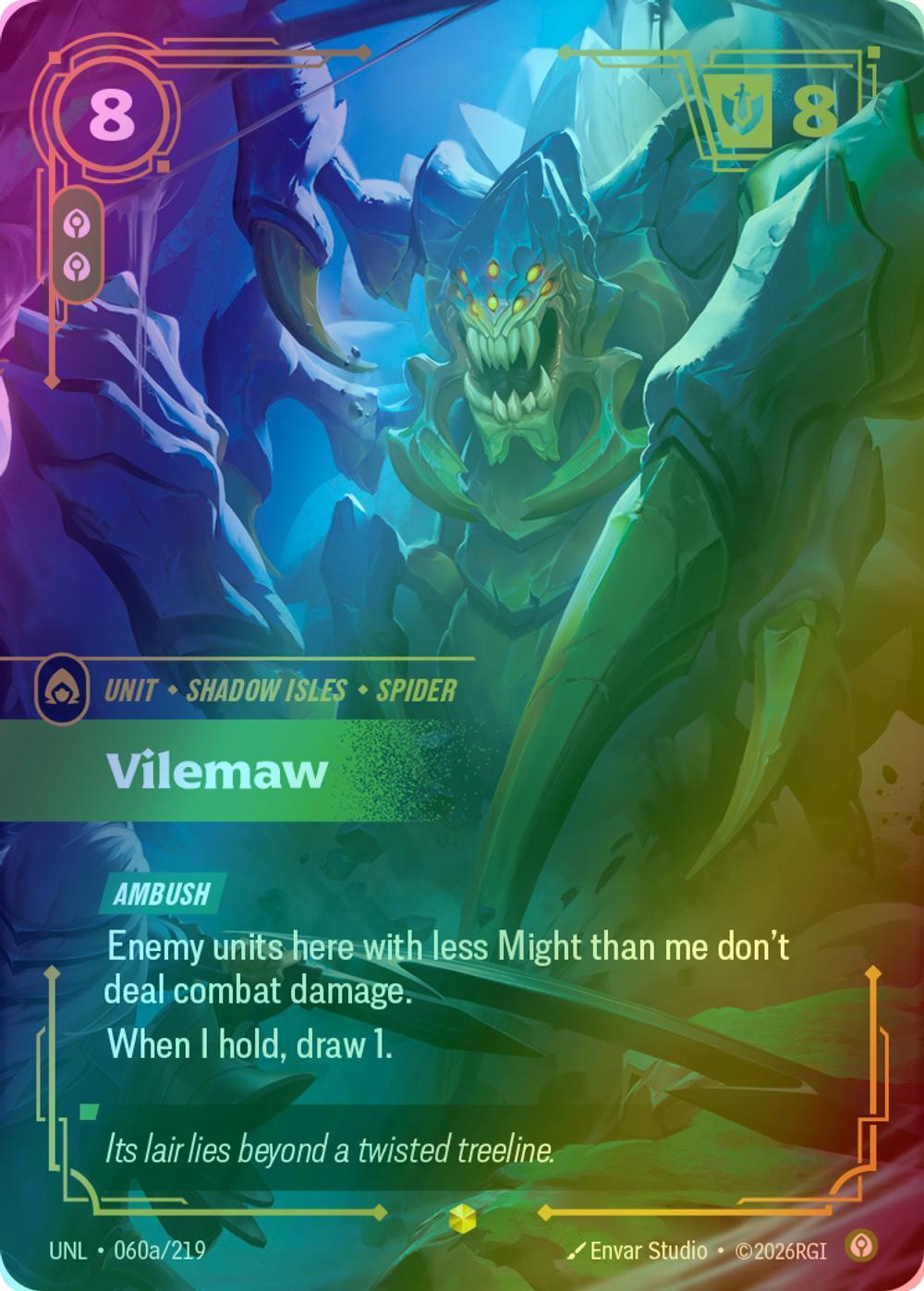 Vilemaw (Alternate Art) - 060a/219 [Unleashed] [Foil]