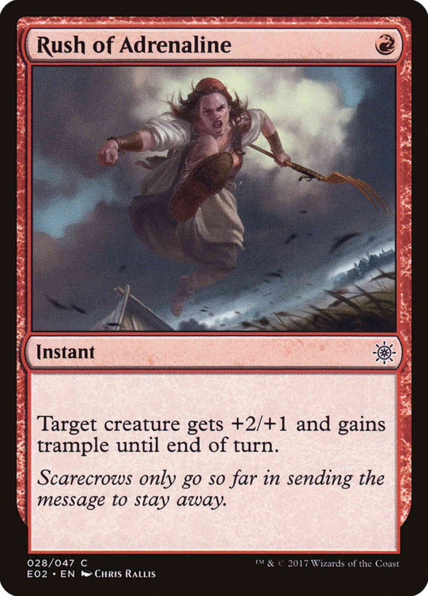 Rush of Adrenaline [28] [Explorers of Ixalan] [Non-Foil]