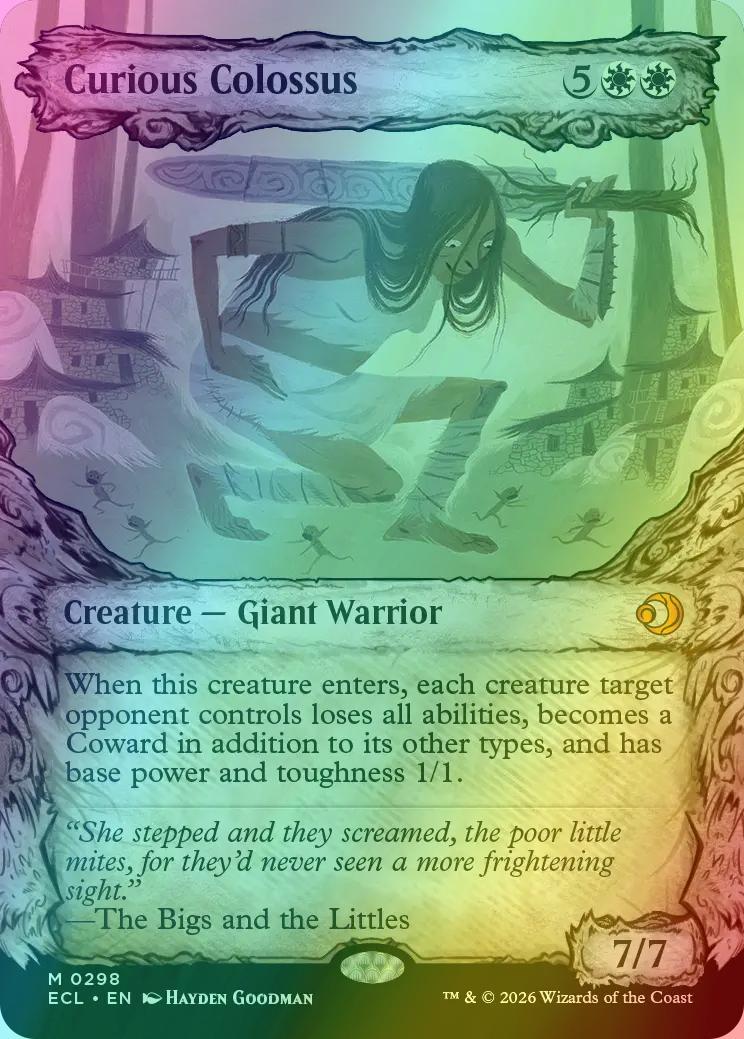 Curious Colossus [298] [Fable Frame] [Lorwyn Eclipsed] [Foil]