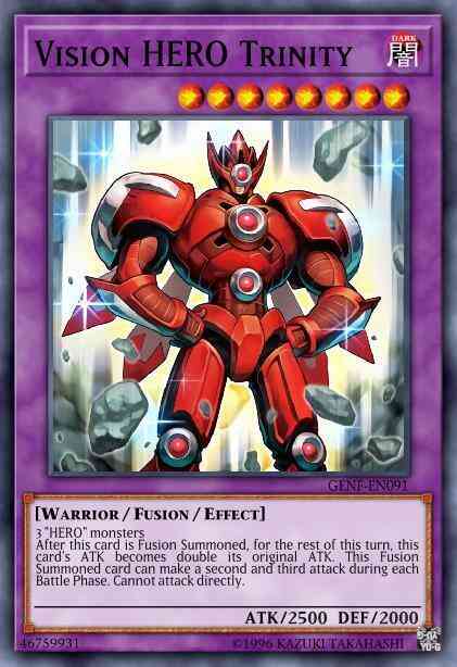 Vision HERO Trinity - GENF-EN091 - Super Rare - 1st Edition