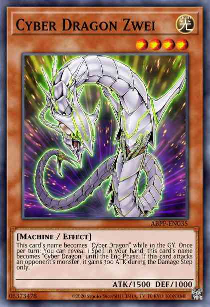 Cyber Dragon Zwei - ABPF-EN035 - Rare - 1st Edition