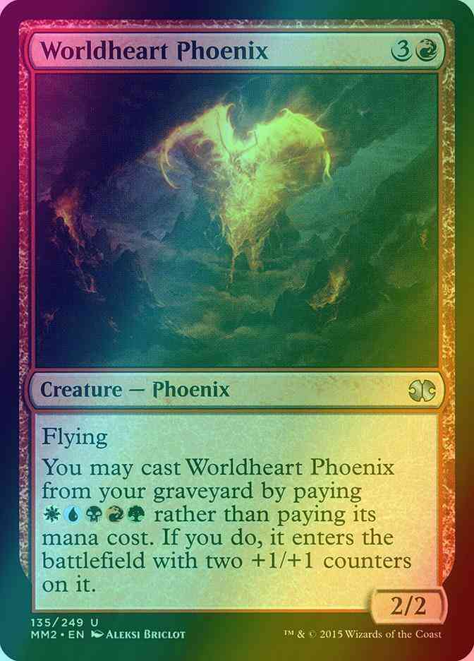 Worldheart Phoenix [135] [Modern Masters 2015] [Foil]