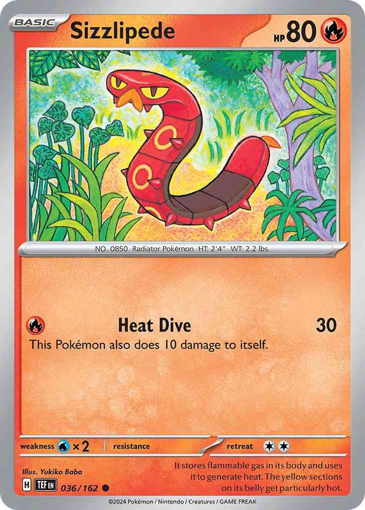Sizzlipede - 036/162 - Common [sv05-036] [Non-Holo]
