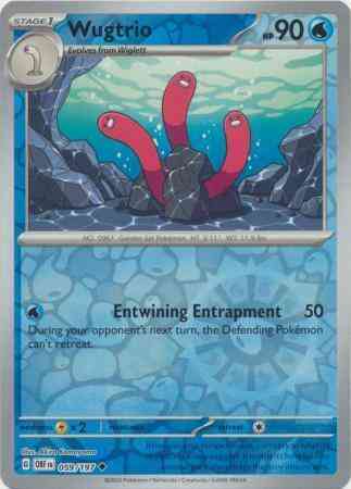 Wugtrio - 059/197 - Uncommon [sv03-059] [Reverse Holo]