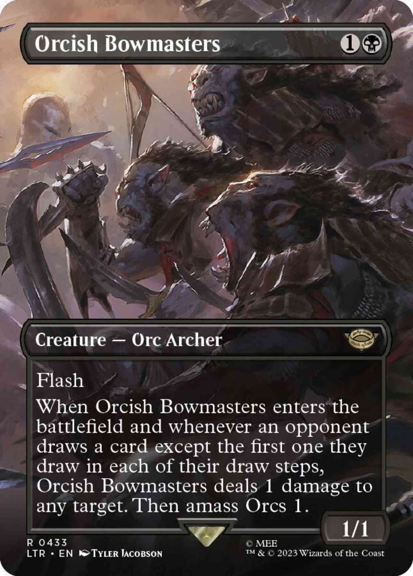 Orcish Bowmasters [433] [Borderless] [The Lord of the Rings: Tales of Middle-earth] [Non-Foil]