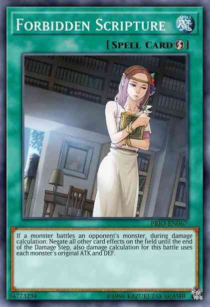 Forbidden Scripture - MP15-EN038 - Secret Rare - 1st Edition
