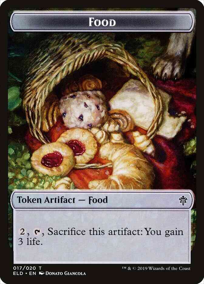 Food Token [17] [Throne of Eldraine Tokens] [Non-Foil]
