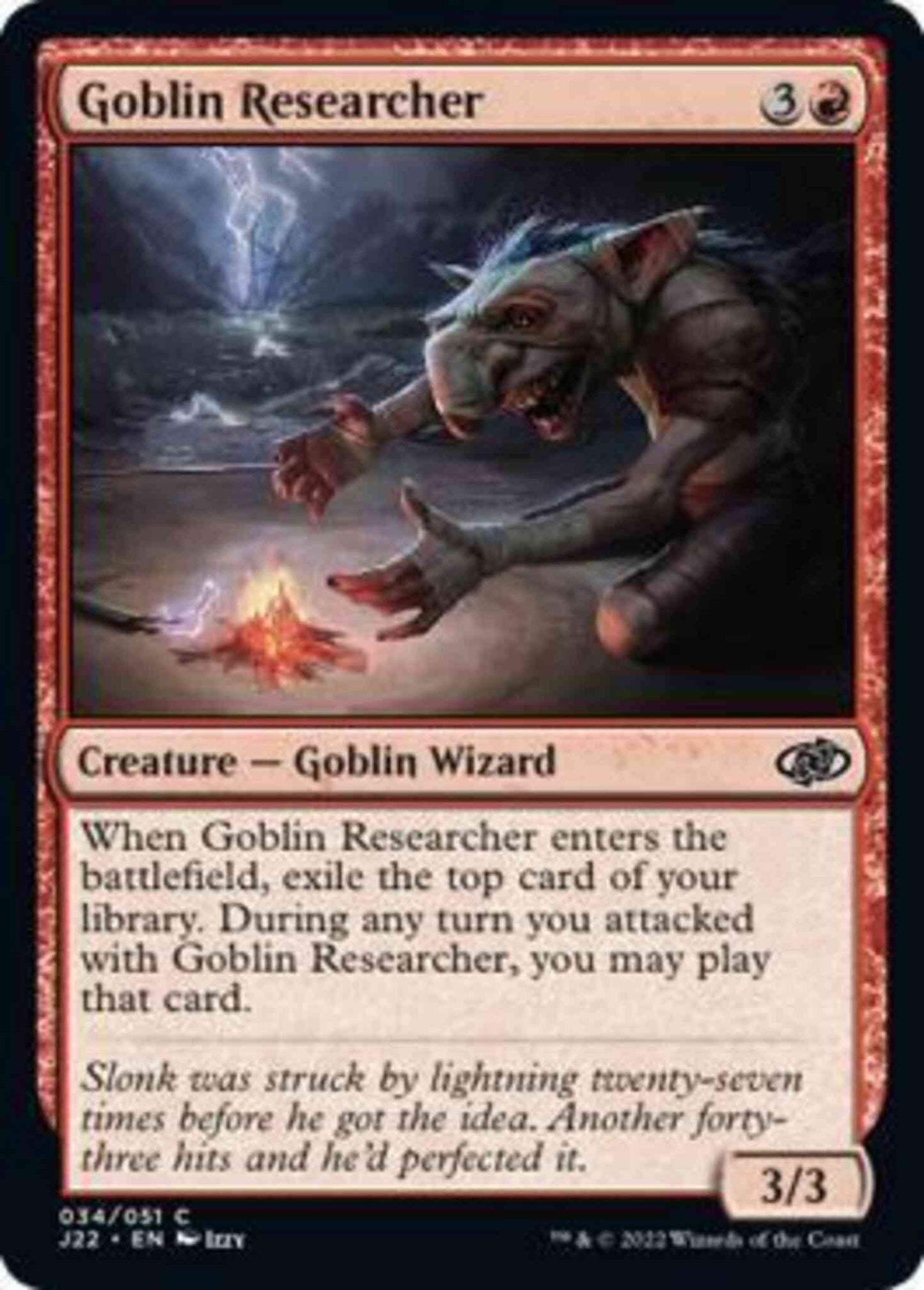 Goblin Researcher [34] [Jumpstart 2022] [Non-Foil]