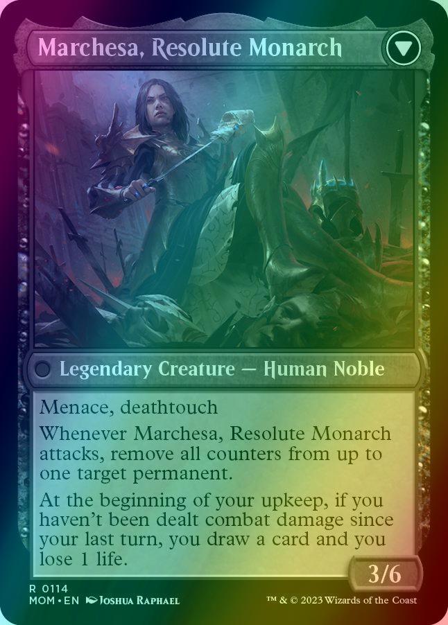Invasion of Fiora // Marchesa, Resolute Monarch [114] [March of the Machine] [Foil]