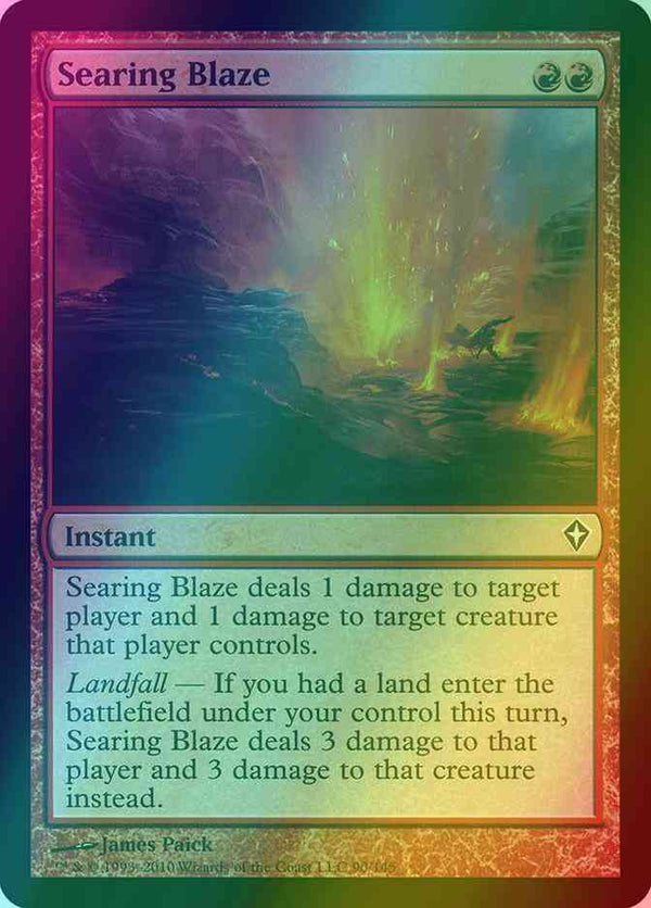 Searing Blaze [90] [Worldwake] [Foil]