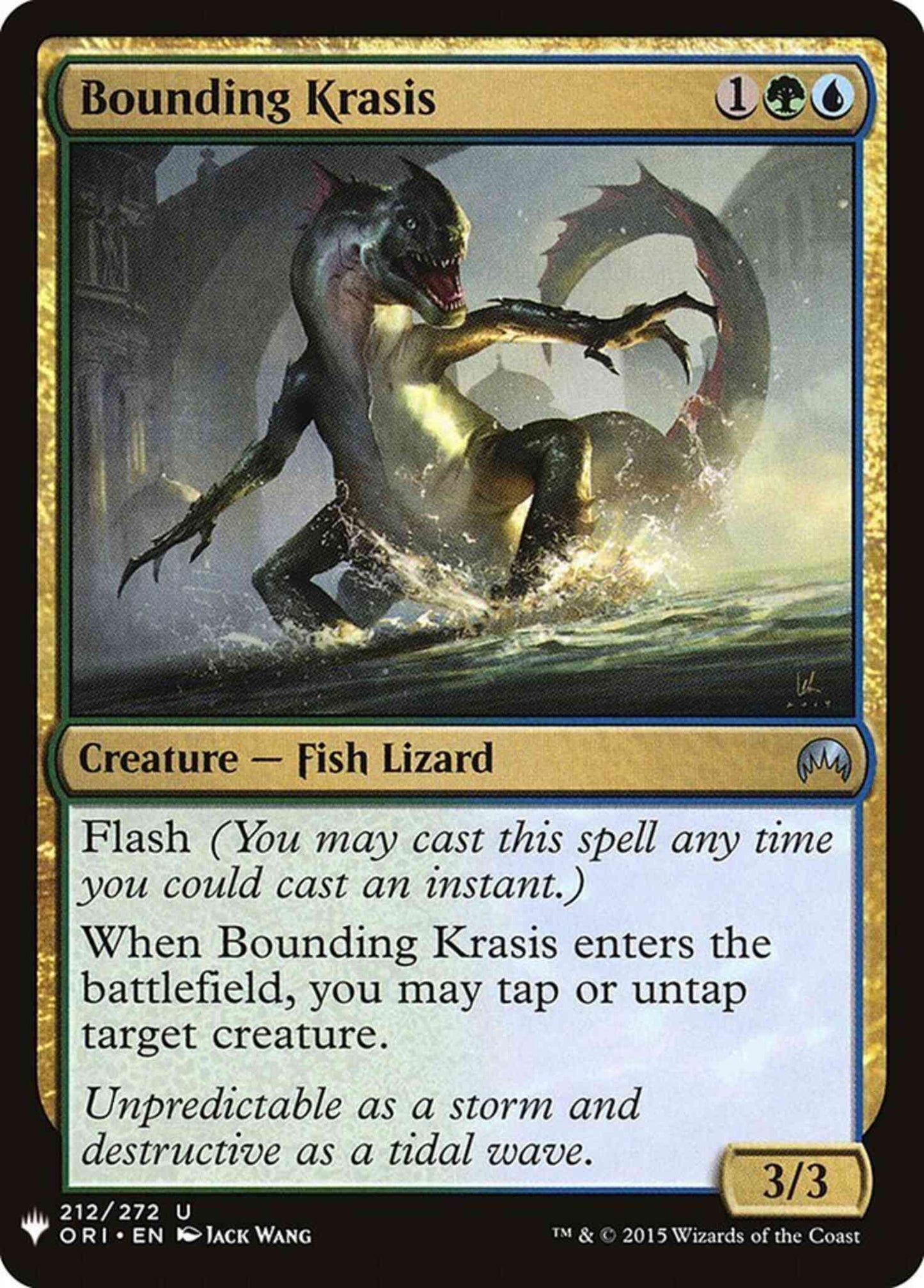 Bounding Krasis [ORI-212] [The List] [Non-Foil]
