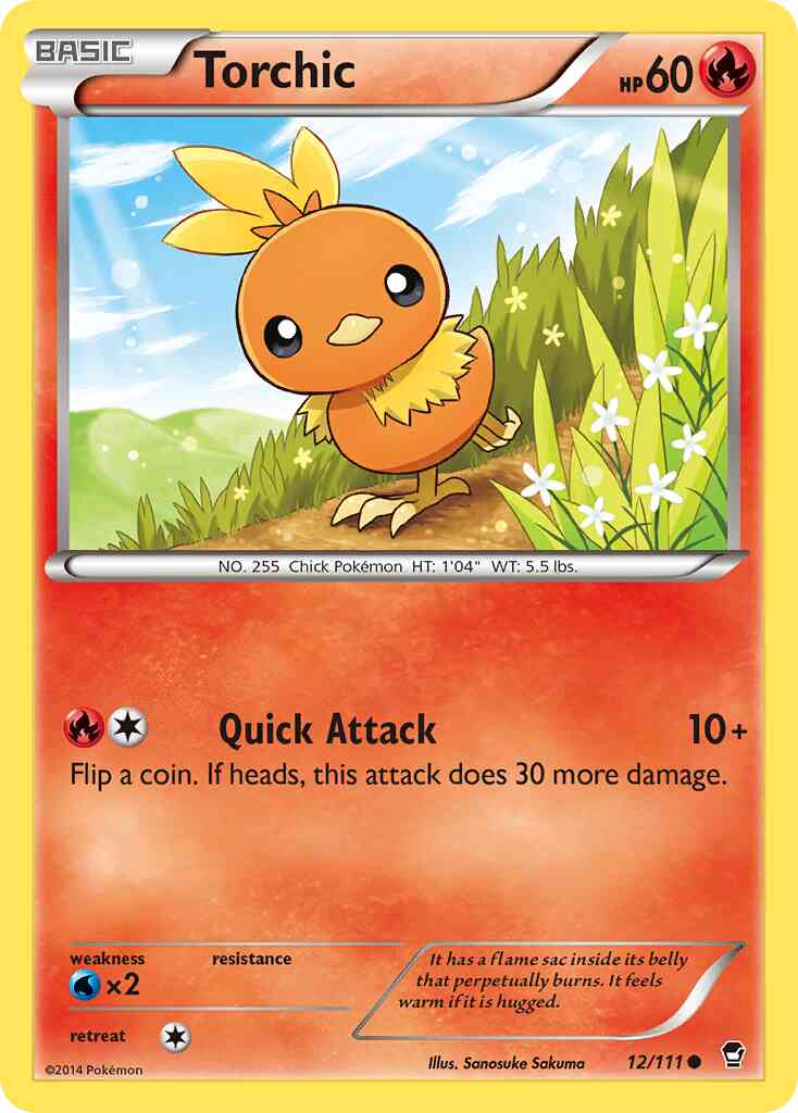 Torchic - 12/111 - Common [xy3-12] [Reverse Holo]