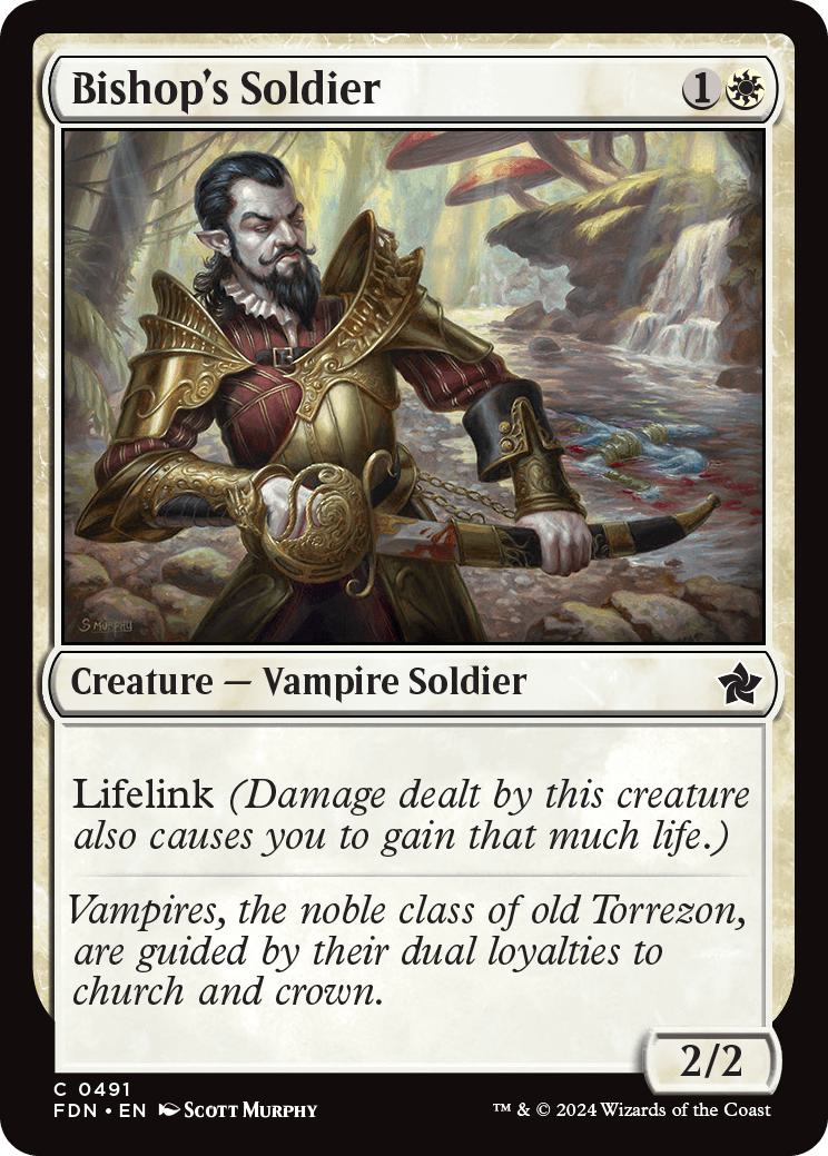 Bishop's Soldier [491] [Foundations] [Non-Foil]