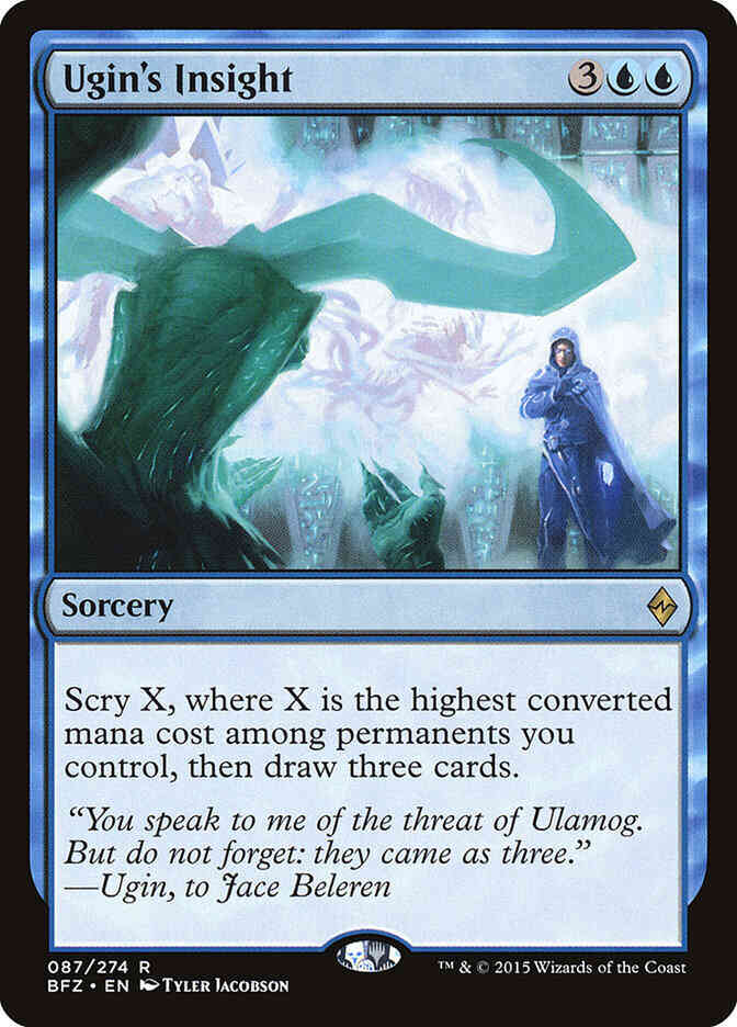 Ugin's Insight [87] [Battle for Zendikar] [Non-Foil]