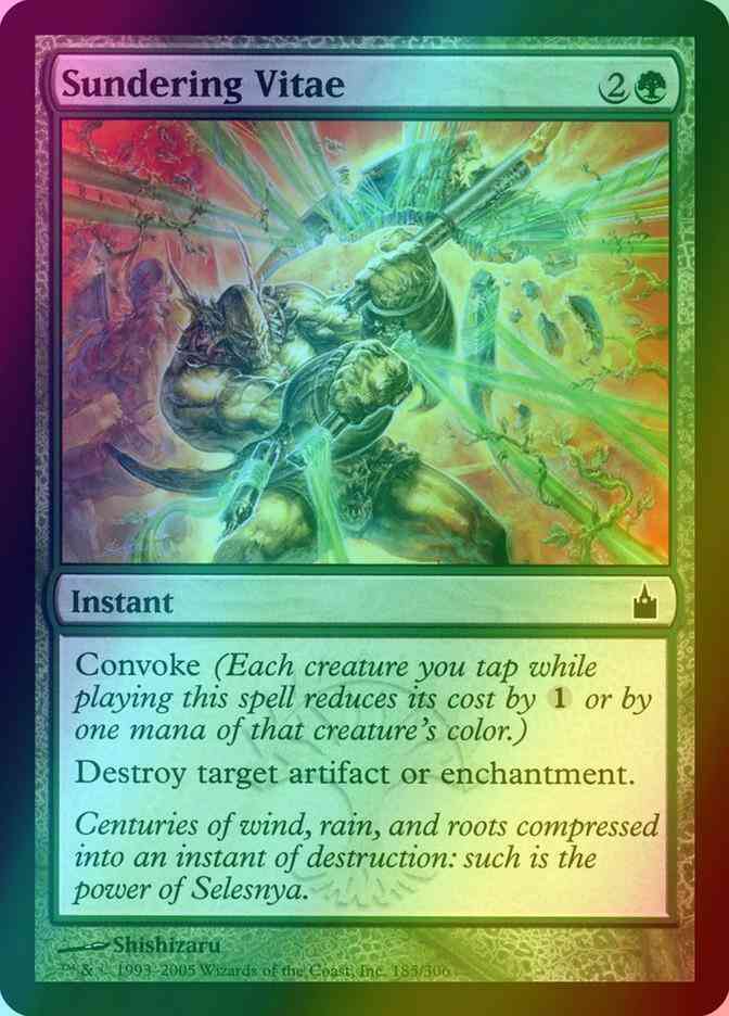 Sundering Vitae [185] [Ravnica City Of Guilds] [Foil]