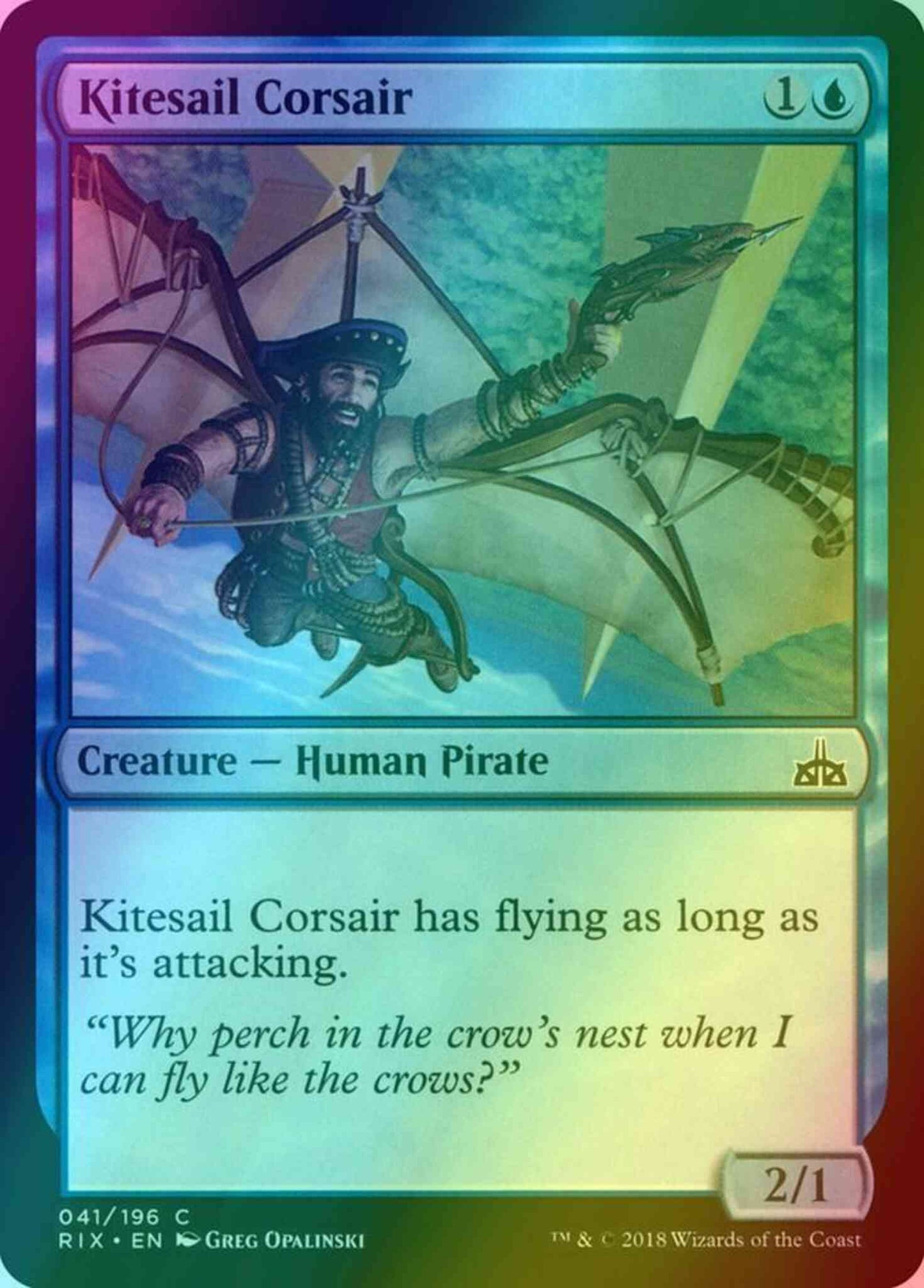 Kitesail Corsair [41] [Rivals of Ixalan] [Foil]