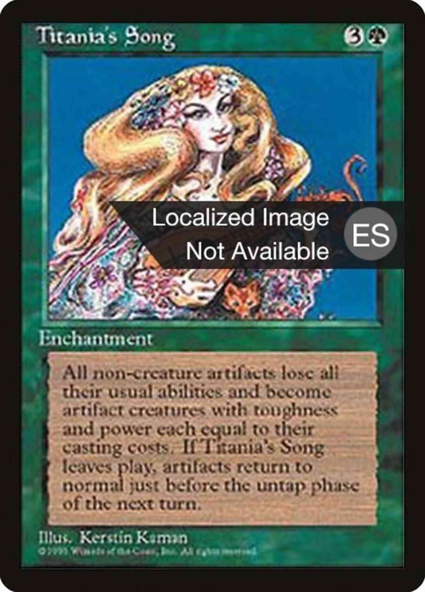 Titania's Song - Spanish [276] [Fourth Edition Black Border: Spanish] [Non-Foil]