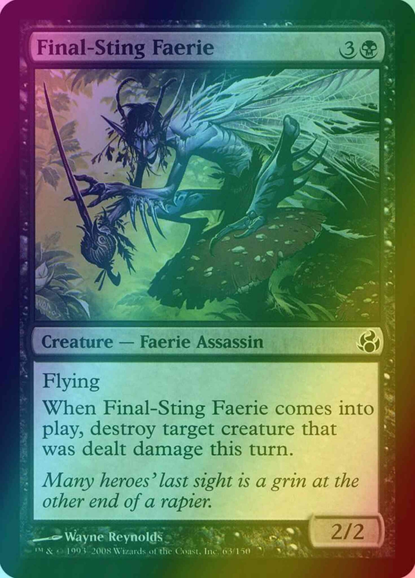 Final-Sting Faerie [63] [Morningtide] [Foil]