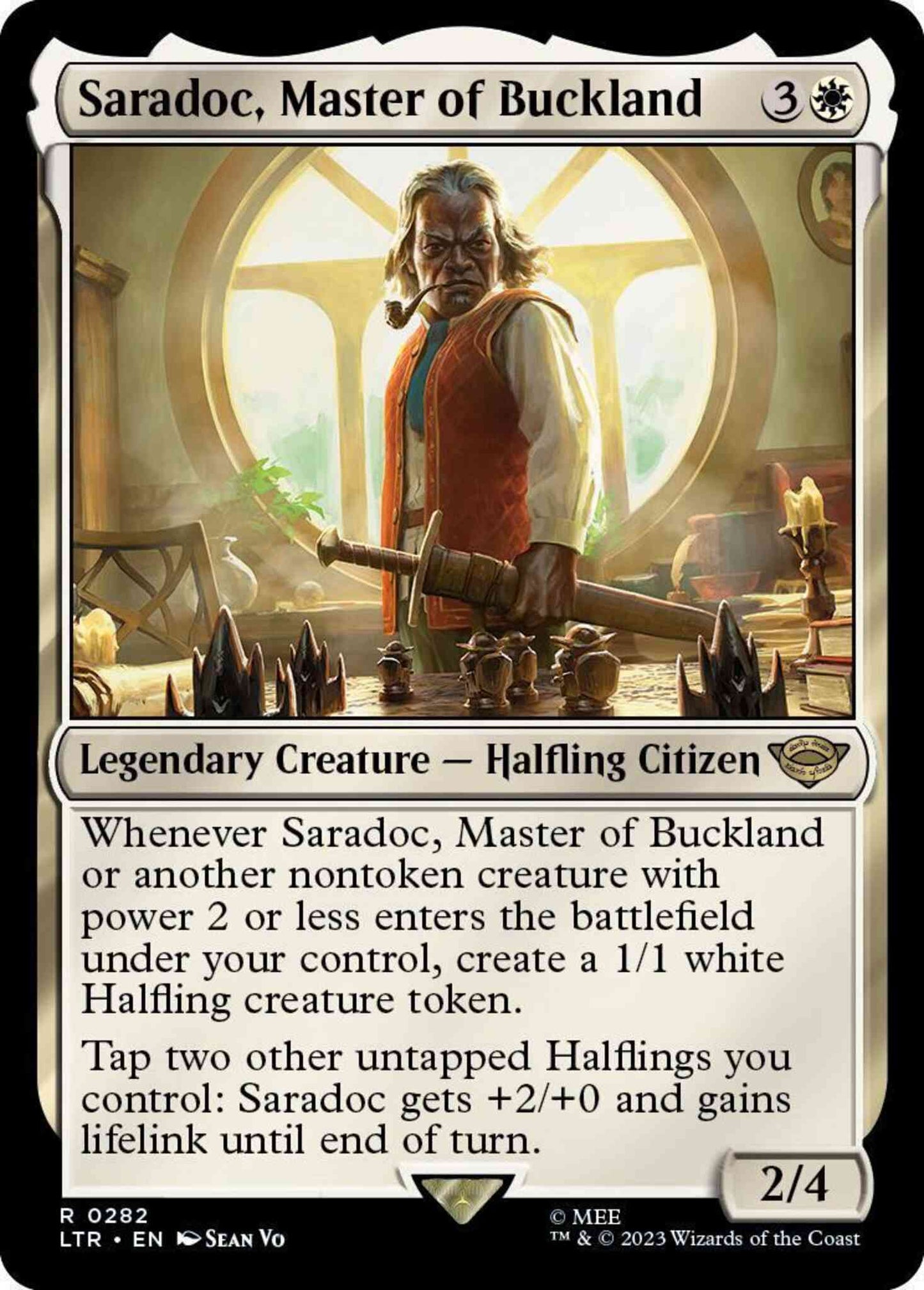 Saradoc, Master of Buckland [282] [Jumpstart Exclusive] [The Lord of the Rings: Tales of Middle-earth] [Non-Foil]