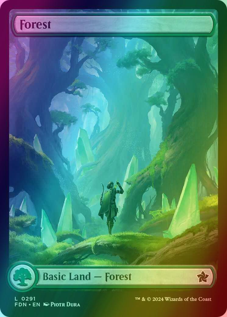 Forest [291] [Full Art] [Foundations] [Foil]
