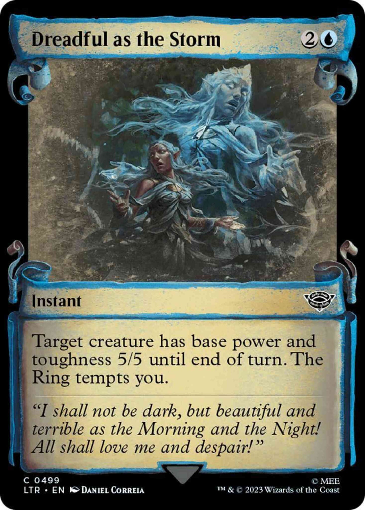 Dreadful as the Storm [499] [Scrolls Showcase] [The Lord of the Rings: Tales of Middle-earth] [Non-Foil]