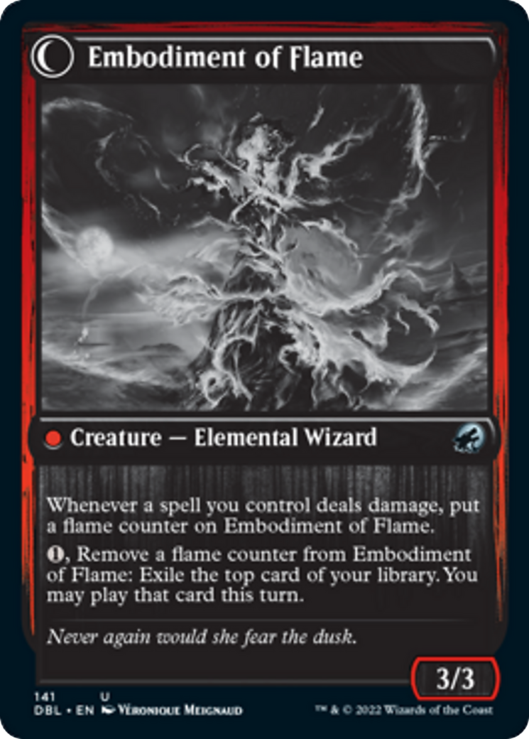 Flame Channeler // Embodiment of Flame [141] [Innistrad: Double Feature] [Non-Foil]