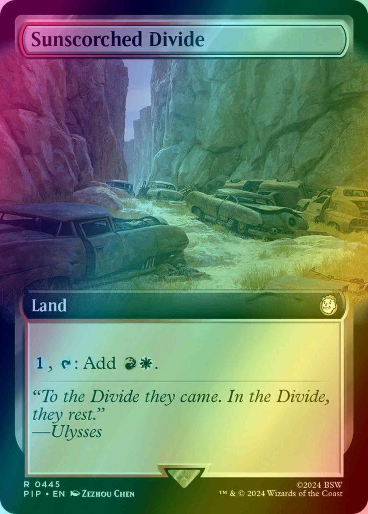 Sunscorched Divide [445] [Extended Art] [Fallout] [Foil]
