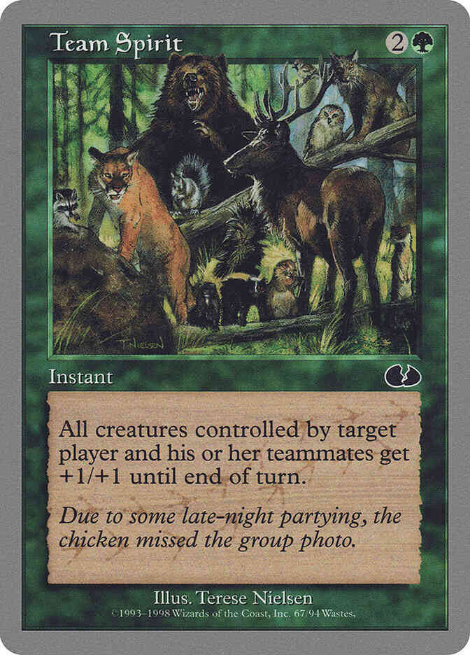 Team Spirit [67] [Unglued] [Non-Foil]