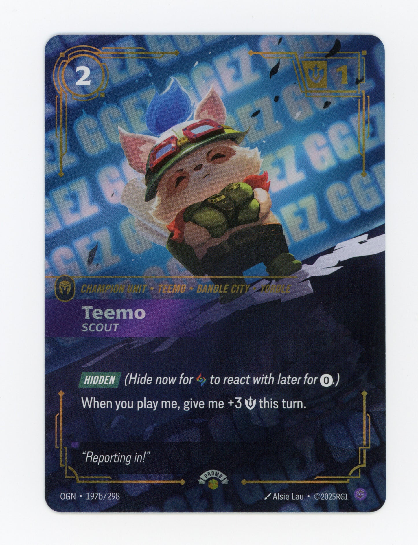 Teemo - Scout — GG EZ|Foil — ID 18507