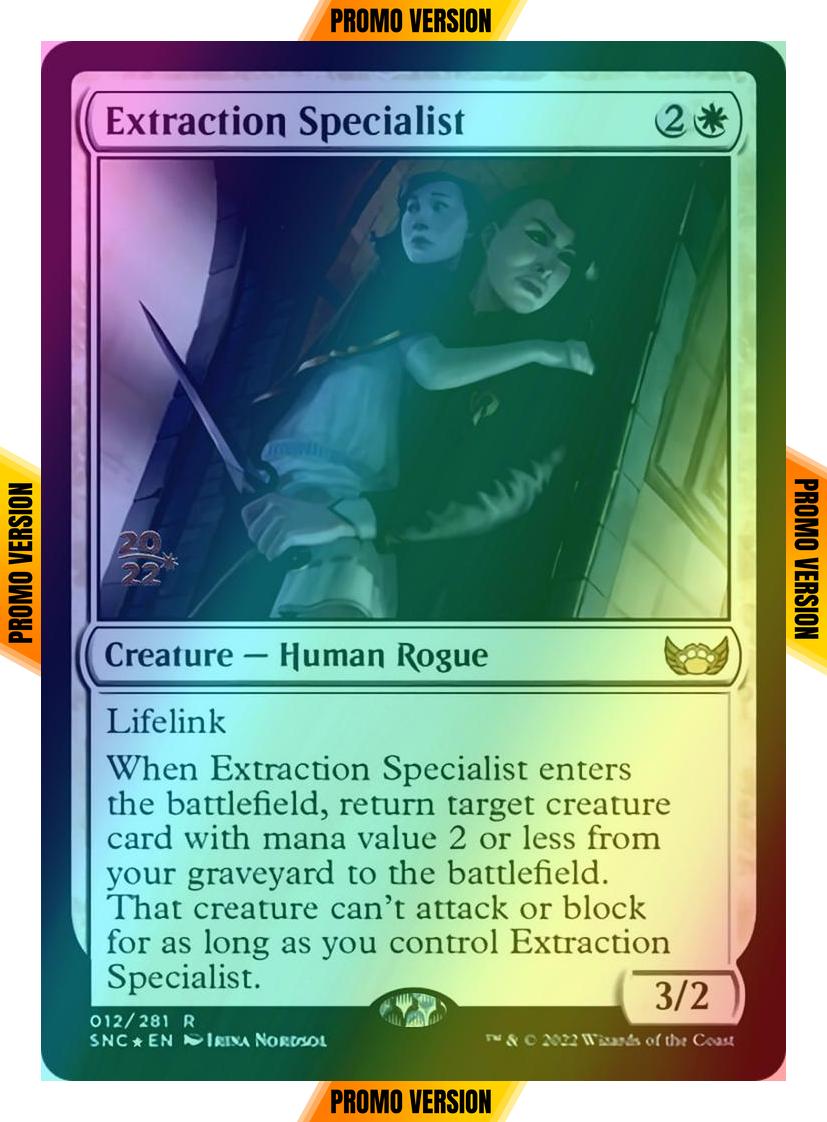 Extraction Specialist [Prerelease] [12s] [Streets of New Capenna: Promos] [Foil]