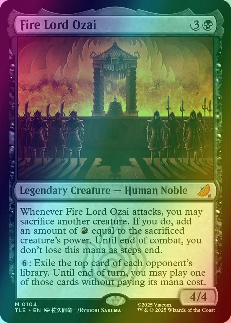 Fire Lord Ozai [104] [Avatar: The Last Airbender Eternal] [Foil]