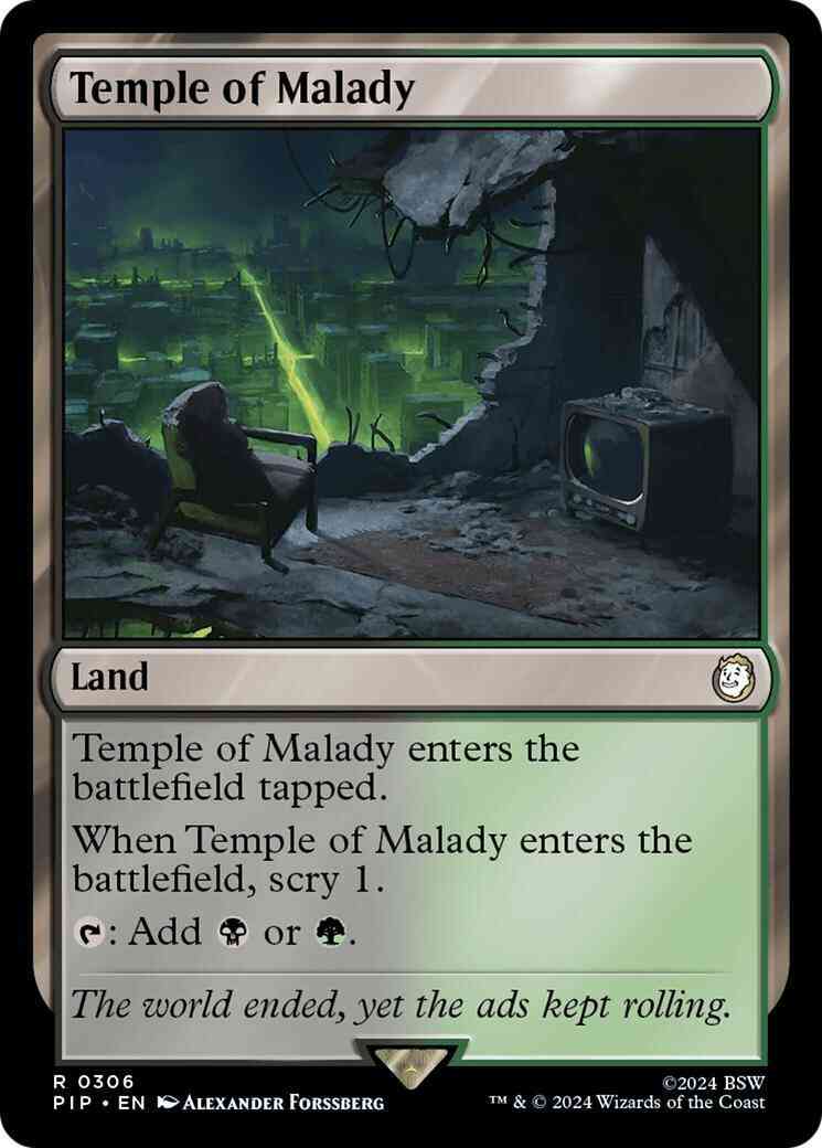 Temple of Malady [306] [Fallout] [Non-Foil]