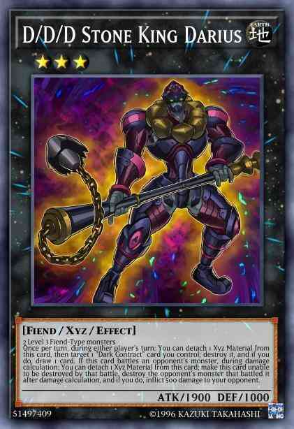 D/D/D Stone King Darius - MACR-EN045 - Rare - 1st Edition