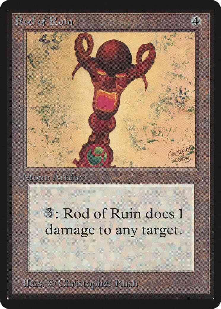 Rod of Ruin [269] [Limited Edition Beta] [Non-Foil]