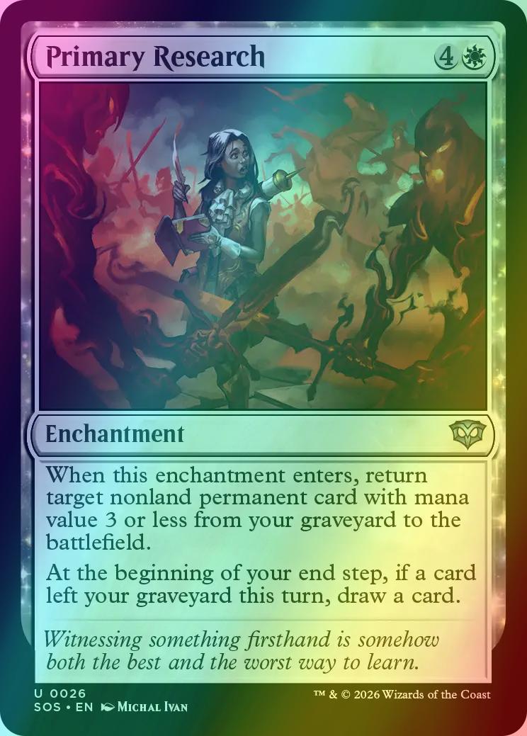 Primary Research [26] [Secrets of Strixhaven] [Foil]