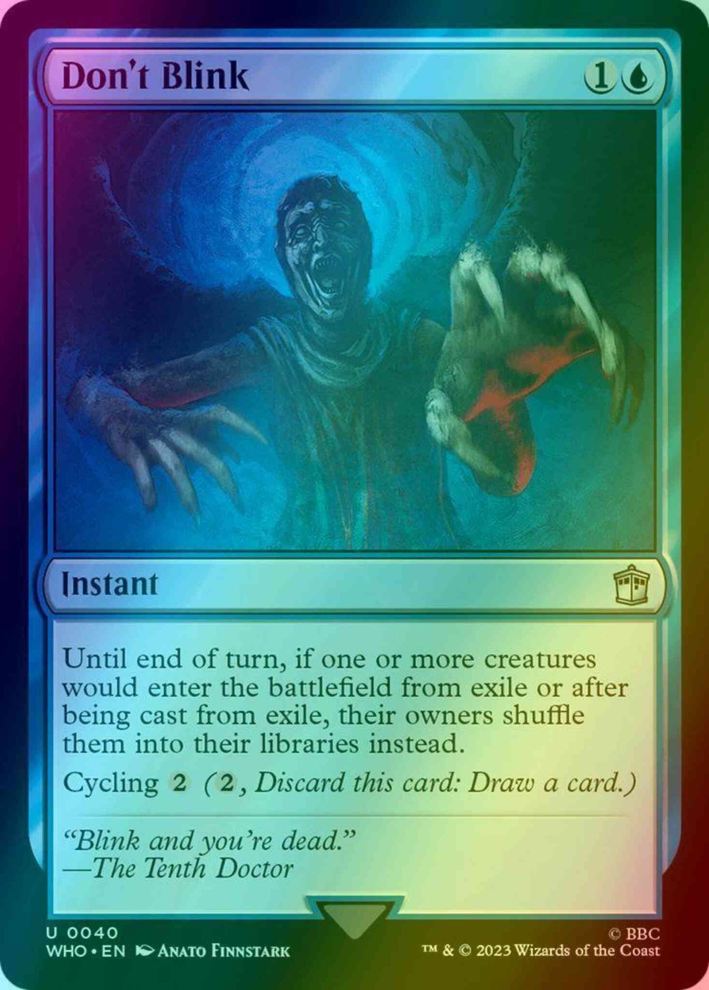 Don't Blink [40] [Universes Beyond: Doctor Who] [Foil]