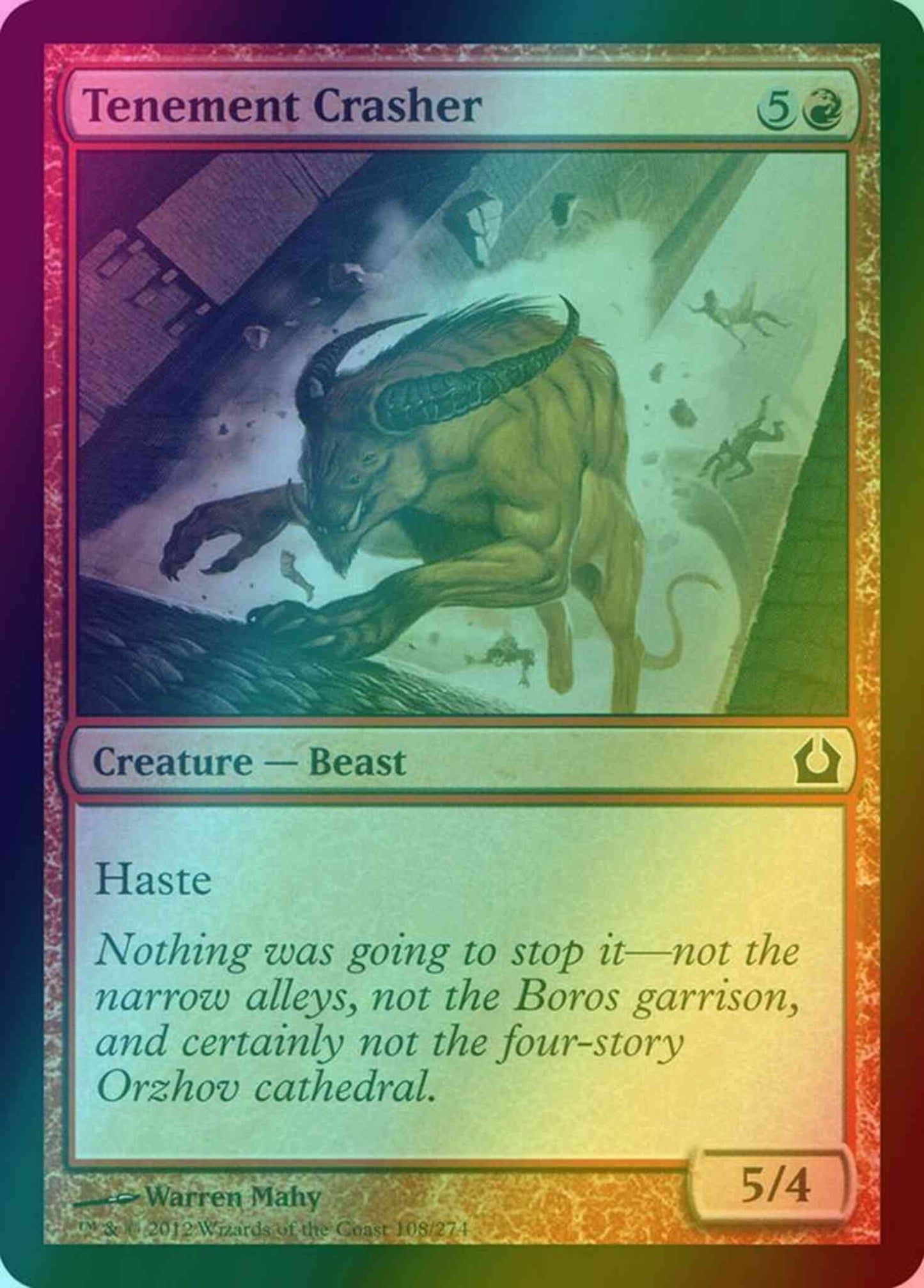 Tenement Crasher [108] [Return To Ravnica] [Foil]