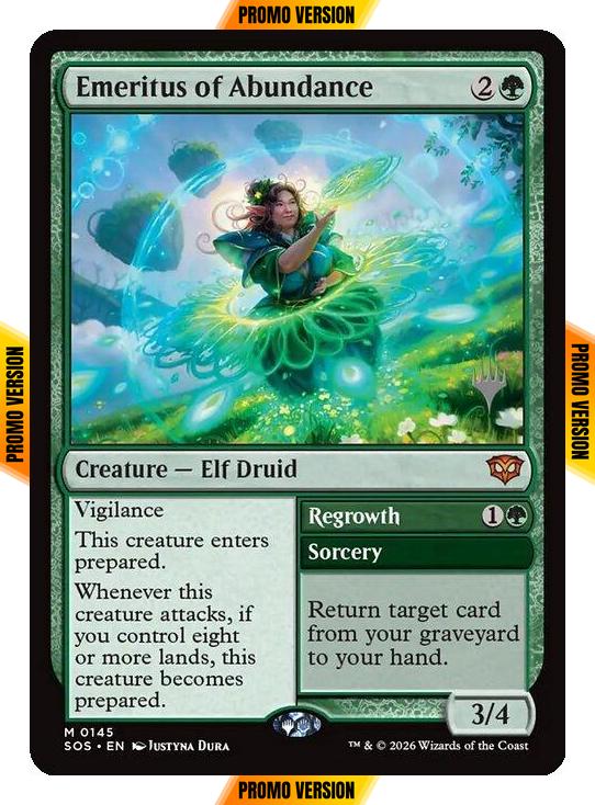 Emeritus of Abundance [145p] [Promo Pack] [Secrets of Strixhaven Promos] [Non-Foil]