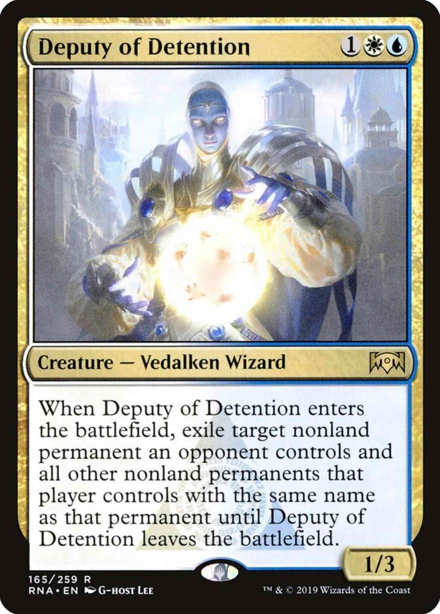 Deputy of Detention [165] [Ravnica Allegiance] [Non-Foil]