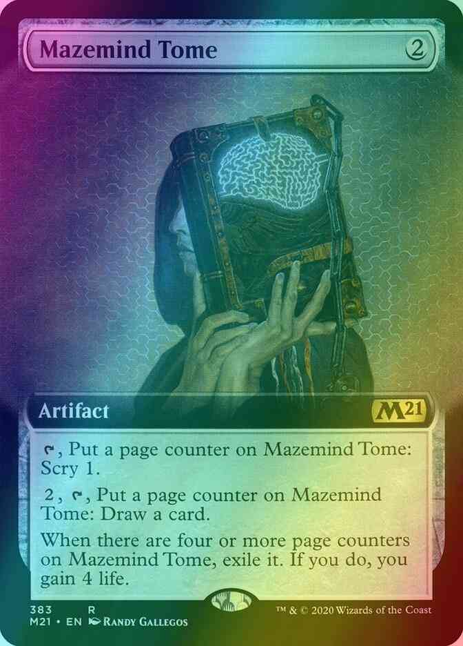 Mazemind Tome [383] [Extended Art] [Core Set 2021] [Foil]