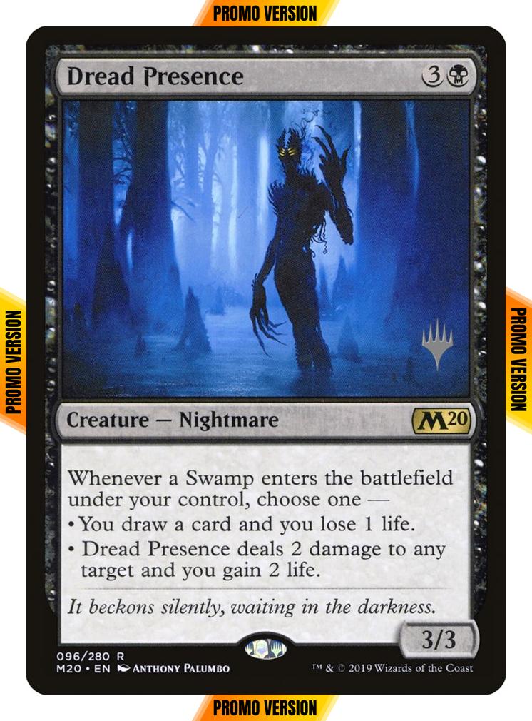 Dread Presence [96p] [Promo Pack] [Core Set 2020 Promos] [Non-Foil]