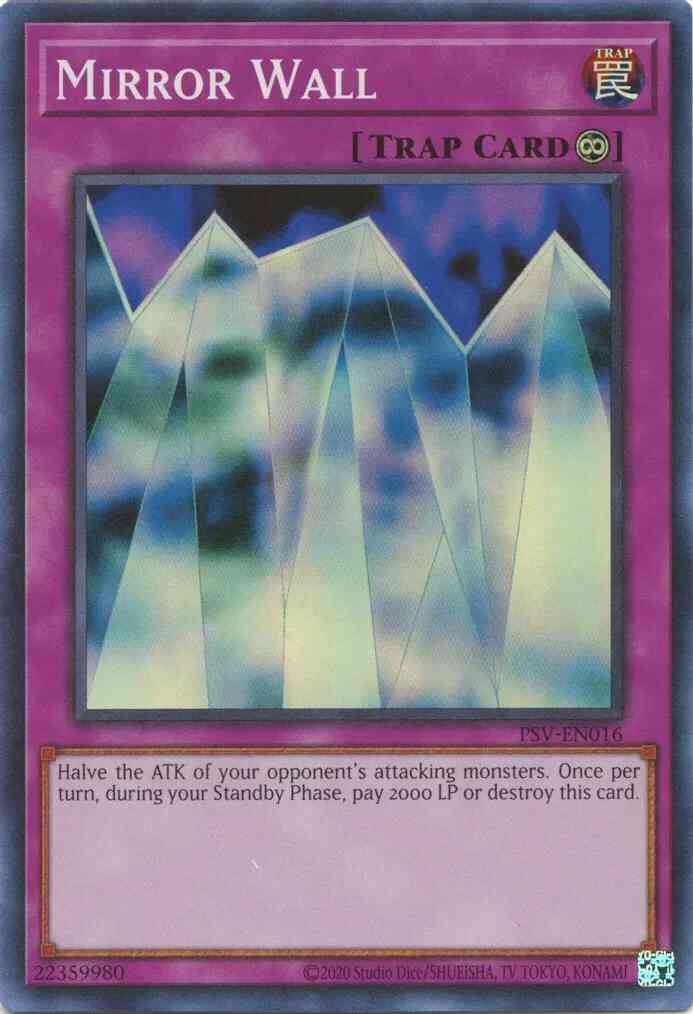 Mirror Wall - 25th Anniversary - PSV-EN016 - Super Rare - Unlimited