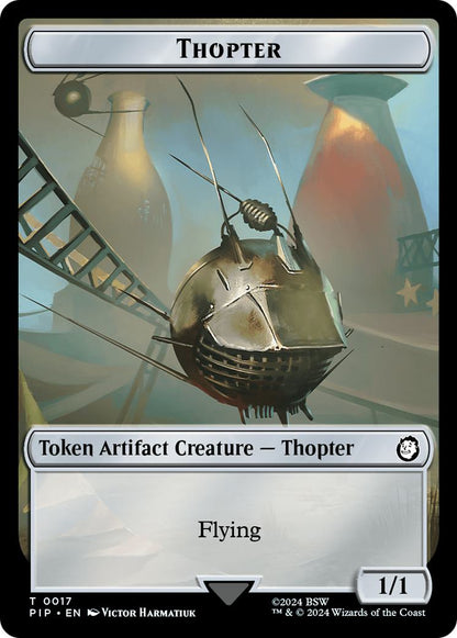 Junk Token (15) // Thopter Token (17) [Fallout: Tokens] [Non-Foil]
