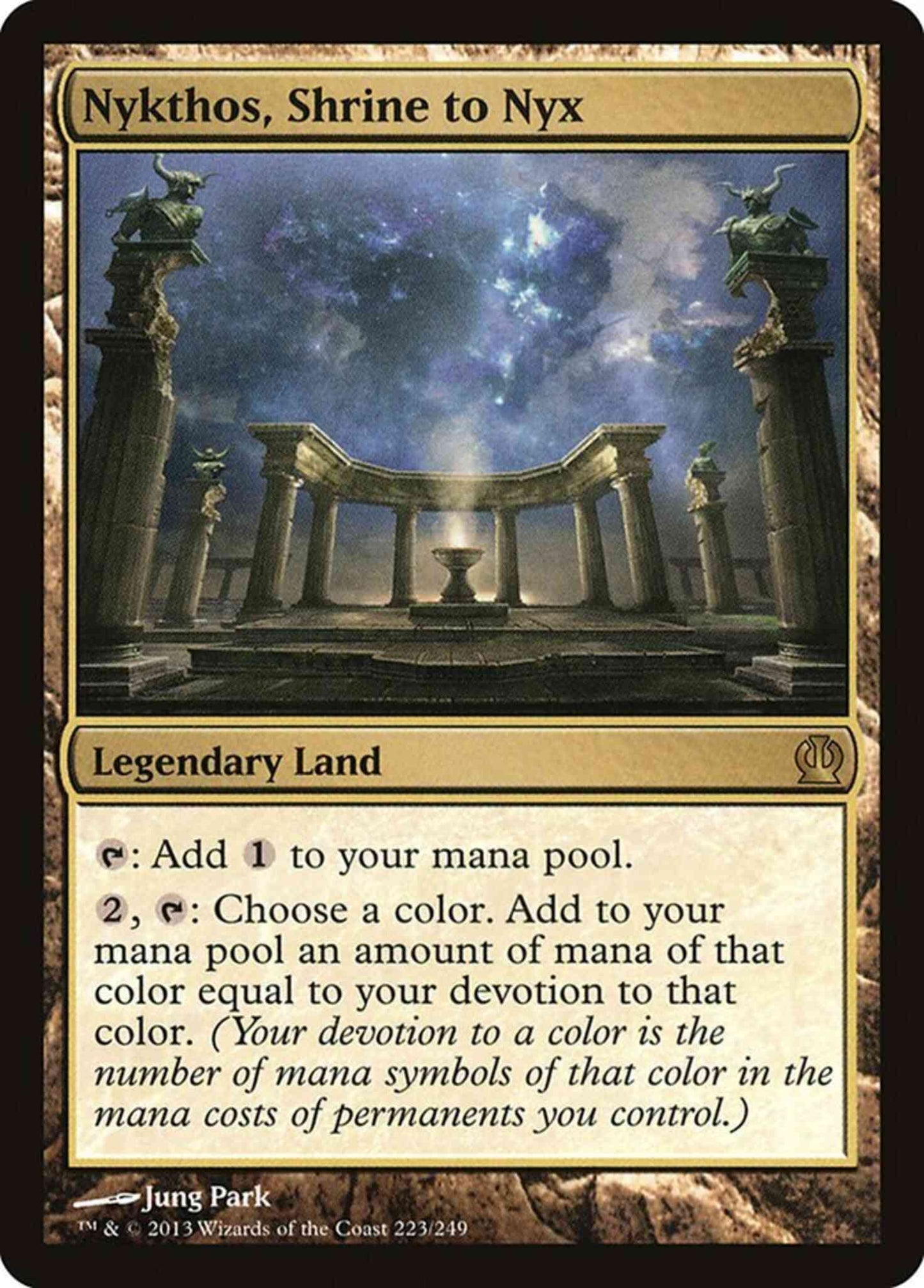 Nykthos, Shrine to Nyx [223] [Theros] [Non-Foil]